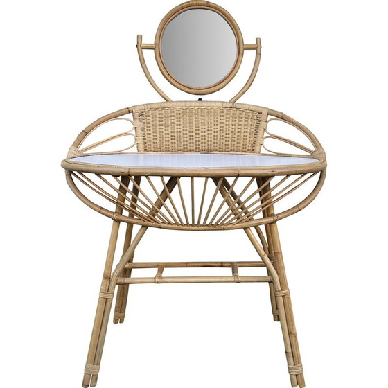 Image 1 of Schminktisch aus Bambus und Rattan von Anne bamboo, 1960