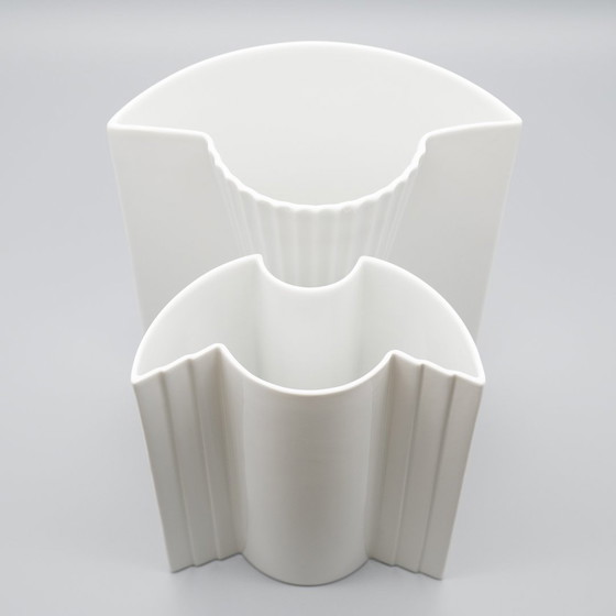 Image 1 of Hutschenreuther Maxim'S Design Vase Duo Unique Serie 80'S Porzellan Art Deco