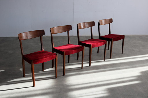 4X Vintage Esszimmerstühle Skaraborgs