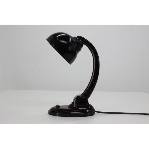 Vintage Art Deco Tischlampe aus Bakelit, Tschechoslowakei 1930