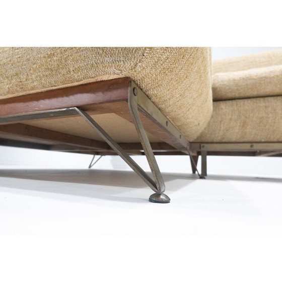 Image 1 of Italienisches Sofa aus der Mid-Century-Zeit mit eingebautem Sideboard, Italien 1960er Jahre