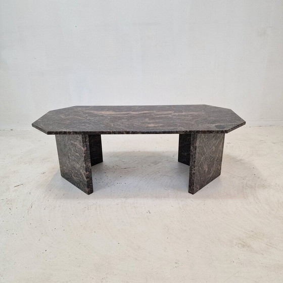 Image 1 of Italienischer Vintage-Couchtisch aus Granit, 1980er Jahre