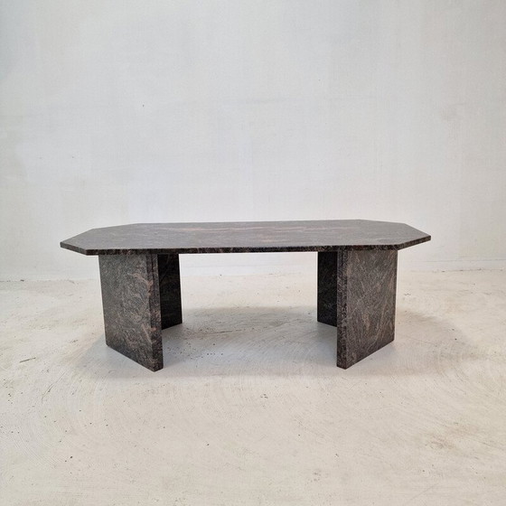 Image 1 of Italienischer Vintage-Couchtisch aus Granit, 1980er Jahre