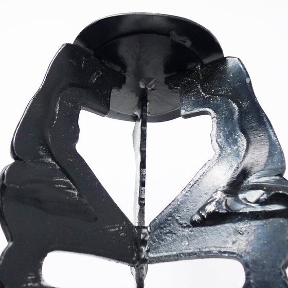 Image 1 of Vintage dicker Metall-Kerzenhalter, Deutschland 1970er