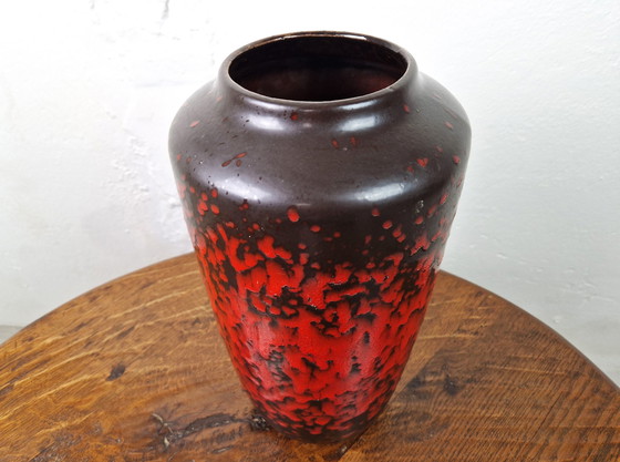 Image 1 of Scheurich Fett Lava Bodenvase, 1970