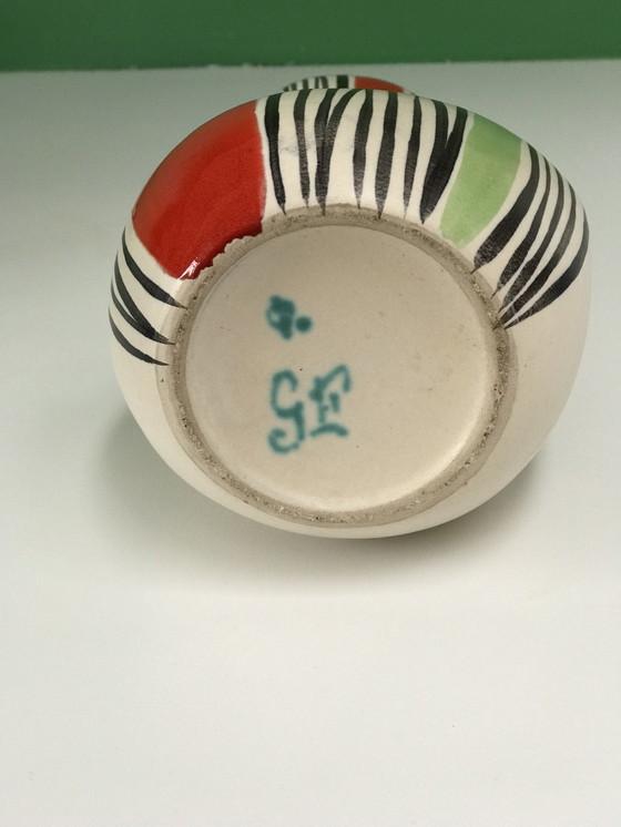 Image 1 of Schöne sehr seltene Vase des französischen Keramikers Gabriel Fourmentraux