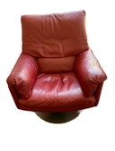 Leolux Cece Sessel rotes Leder