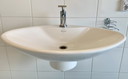 Villeroy En Boch Design Waschbecken, Wasserhahn und Toilette