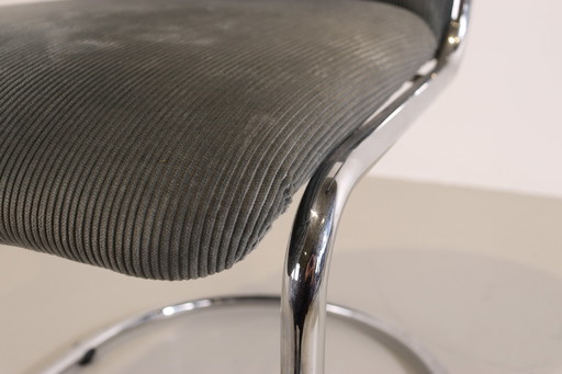 2x Gebr. Van der Stroom Dutch Originals Modell Gispen 413R Stuhl