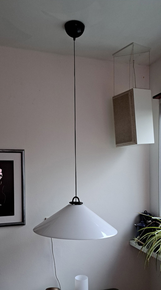 Vintage Plexiglas-Lampe