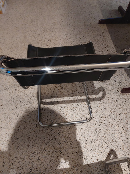 5x Vintage-Stühle mit Rohrgestell