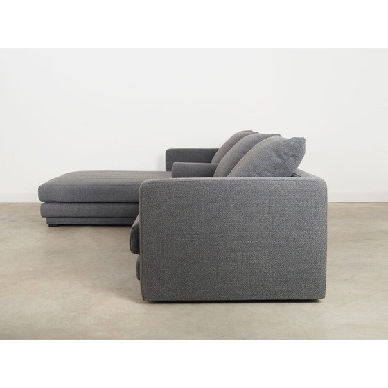 Image 1 of Skandinavisches graphitfarbenes Ecksofa, 2000er Jahre