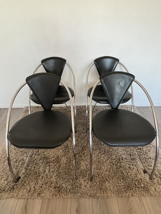 4x Vintage Capa Esszimmerstuhl