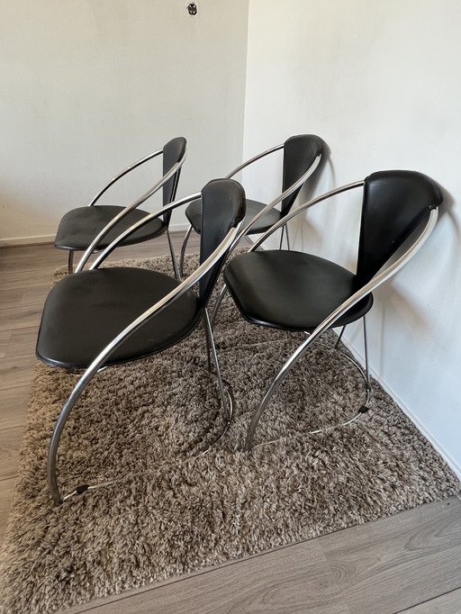 4x Vintage Capa Esszimmerstuhl