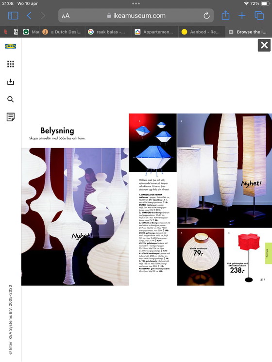 Image 1 of Maria Vinka Ikea Ufo Lampe Styrbord