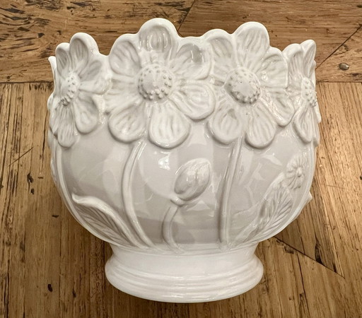 W. Deutschland Scheurich Weiße Blume Design Keramik Vase Ppi 950-16