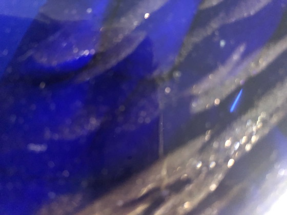 Image 1 of Schwedisches Design Mats Jonasson Schale Blau Silber