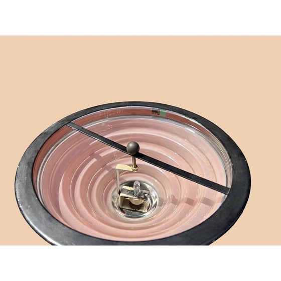 Image 1 of Vintage "Ziggurat" Stehleuchte aus goldenem Messing von Shigeaki Asahara für Stilnovo, 1980