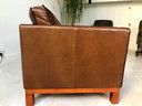 Jan Frantzen 3-Sitzer Sofa, Leder Cognac.