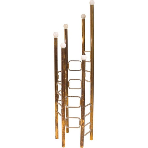 Skulpturale Vintage-Stehleuchte von Gaetano Sciolari, 1970er Jahre