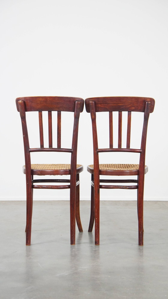 Image 1 of 2 X Vintage Thonet Design Stuhl
