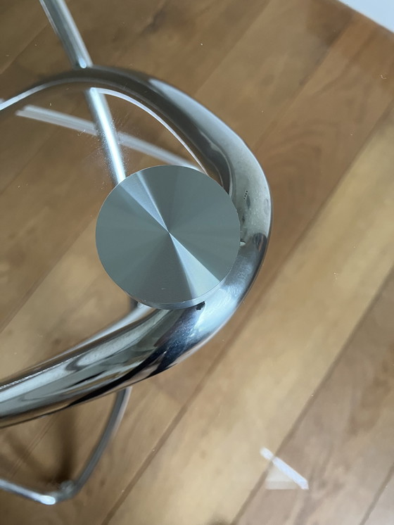 Image 1 of Runder Esstisch aus Glas