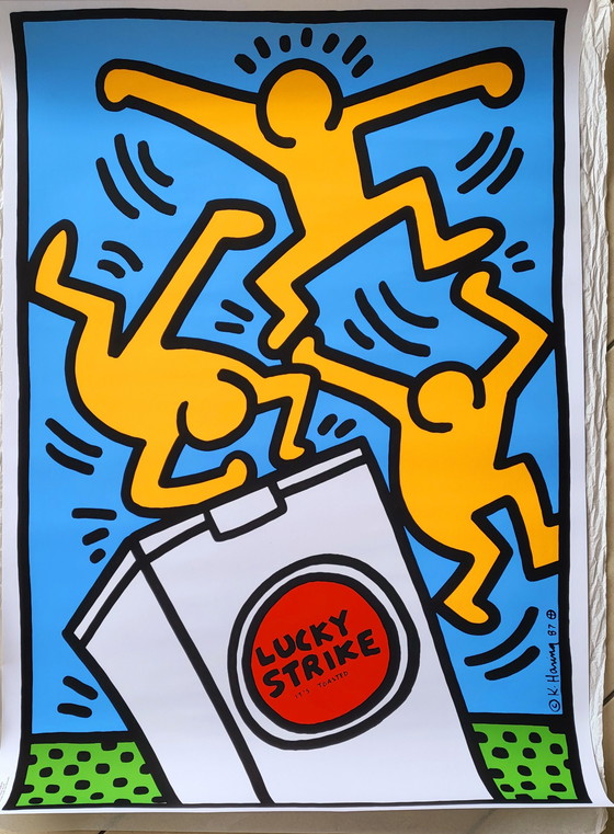 Image 1 of Keith Haring - Lucky Strike - Satz von 3