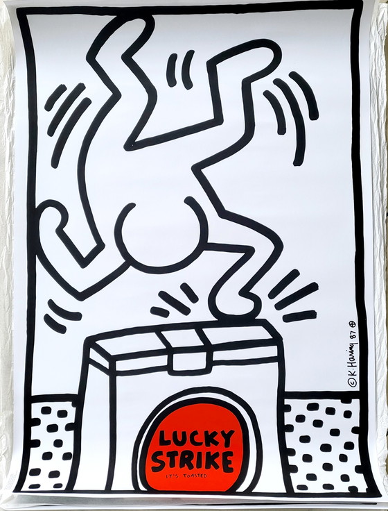 Image 1 of Keith Haring - Lucky Strike - Satz von 3