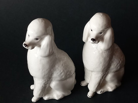 Image 1 of Lomonossow-Figuren Pudelhunde