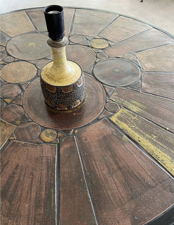 Image 1 of Jette Hellerøe Tischlampe/Lampenfuß, Dänisch Vintage, Handgemacht, Studio Keramik, 1970S