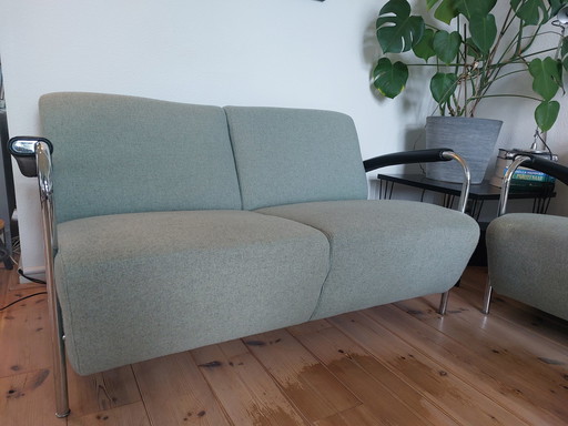 2X Leolux Scylla Sofa. 2-Sitzer und 3-Sitzer