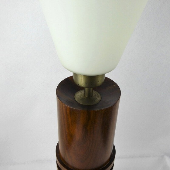 Image 1 of Skandinavische Vintage-Lampe aus Opalglas, 1950