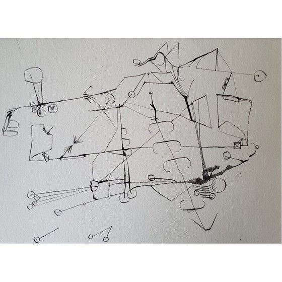 Image 1 of Alte Tusche auf Papier n 511 von Jérémie Iordanoff, 2009