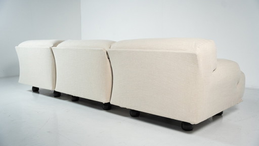 Mid-Century Modernes Modulares Sofa Fiandra von Vico Magistretti, Cassina, Italien, 1970er Jahre