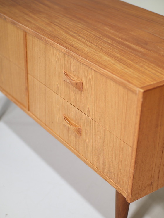 Image 1 of Clausen & Søn Doppelschubladenschrank Teak Dänisch