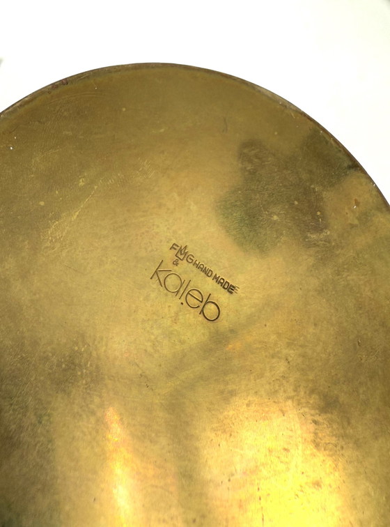 Image 1 of Hollywood Regency Messing Krug / Vase, Kaleb Italien 1970er