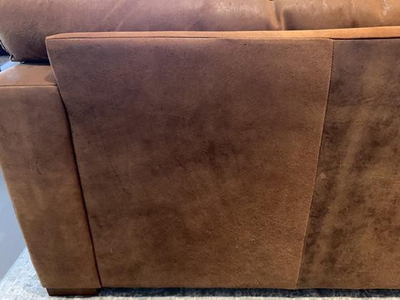 Image 1 of Geräumiges Sofa, Rofra Home, aufgerautes Leder (Cognac), industrieller Charakter