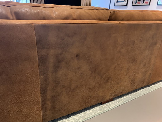 Image 1 of Geräumiges Sofa, Rofra Home, aufgerautes Leder (Cognac), industrieller Charakter