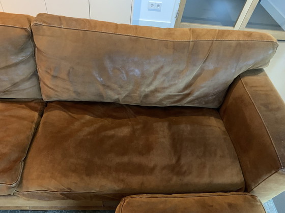 Image 1 of Geräumiges Sofa, Rofra Home, aufgerautes Leder (Cognac), industrieller Charakter