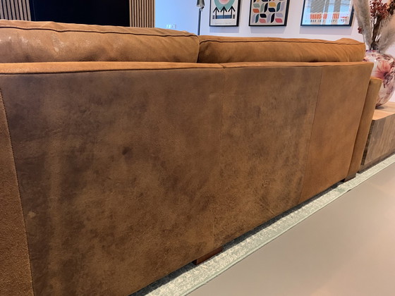 Image 1 of Geräumiges Sofa, Rofra Home, aufgerautes Leder (Cognac), industrieller Charakter