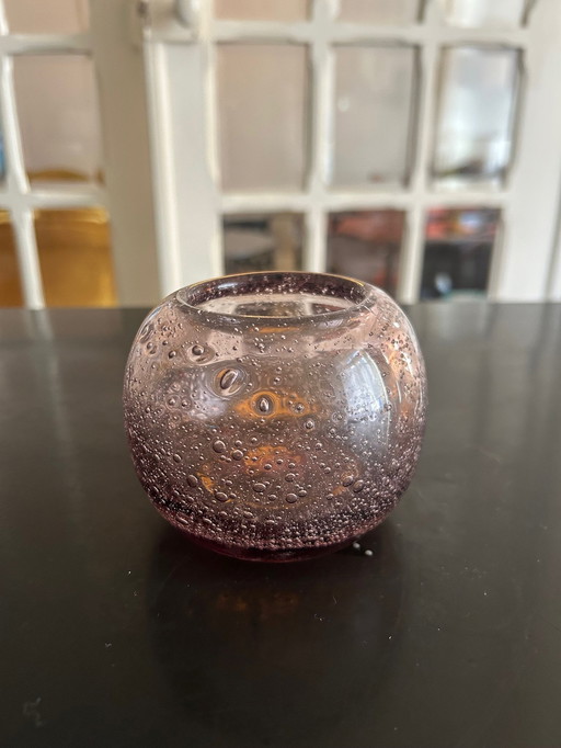 Windlicht aus Biot-Glas