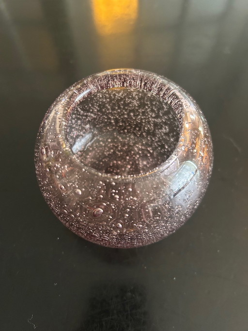 Windlicht aus Biot-Glas