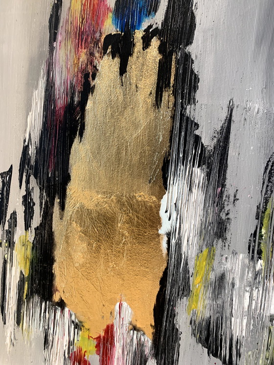 Image 1 of Hanna Dabko Gemälde "Nachtstadt".