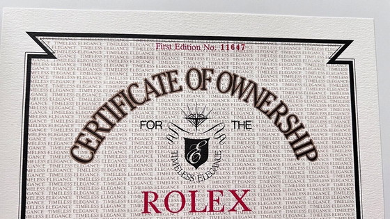 Image 1 of Buch: Rolex von George Gordon / Erste Ausgabe mit der Seriennummer 10203