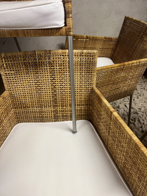 Image 1 of 6X Rattan Tiba Etikett Gerard Van Den Berg