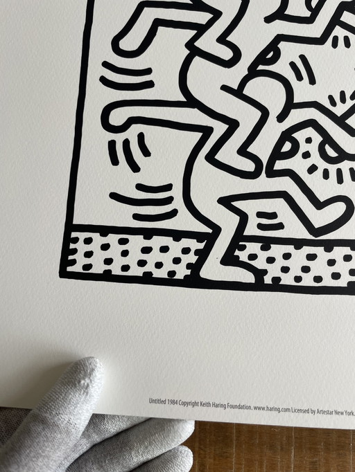 Keith Haring (1958-1990), Ohne Titel, 1984, Copyright Keith Haring Foundation, lizenziert von Artestar New York, gedruckt im