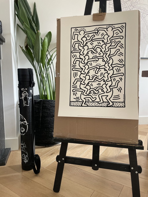 Keith Haring (1958-1990), Ohne Titel, 1984, Copyright Keith Haring Foundation, lizenziert von Artestar New York, gedruckt im