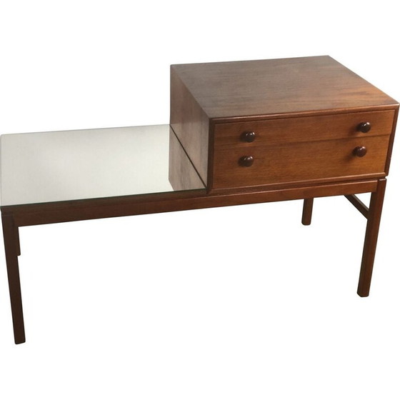 Image 1 of Vintage TV-Schrank "Casino" aus Teakholz von Engstrom Myrstrand, Schweden 1960.