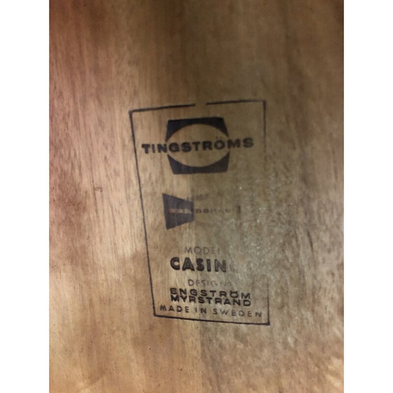 Image 1 of Vintage TV-Schrank "Casino" aus Teakholz von Engstrom Myrstrand, Schweden 1960.