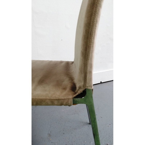 Image 1 of Samtstuhl im Vintage-Stil von Lia Zanotta